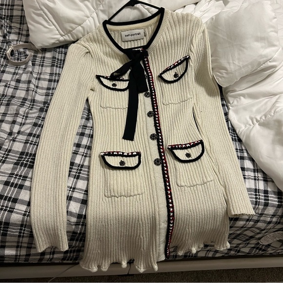 Self-Portrait Lurex Knit Dress - Picture 9 of 14